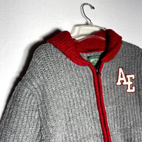 NWT AE American Eagle Outfitters Women's Size M Varsity Knit Jacket‎ Sweater - Picture 7 of 9